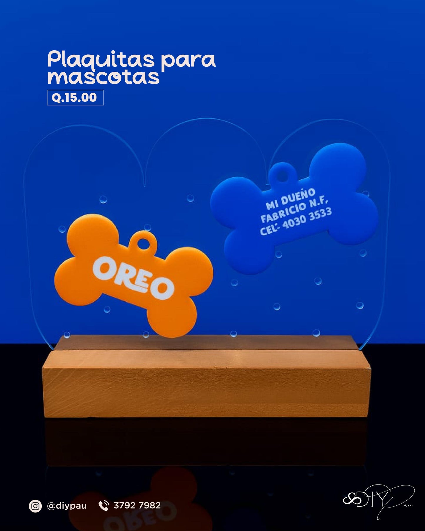 PLACAS PARA MASCOTAS