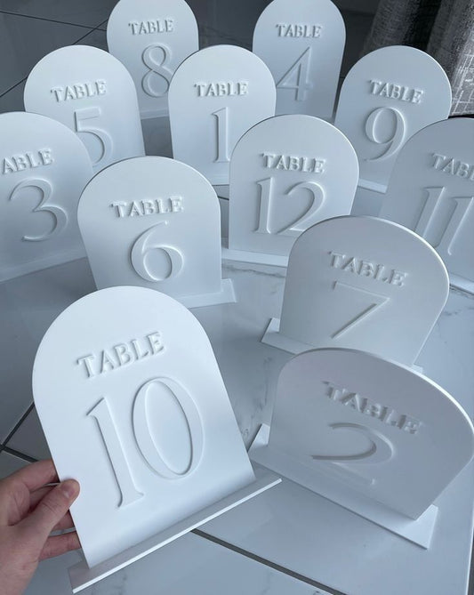 NUMEROS DE MESA PERSONALIZADOS