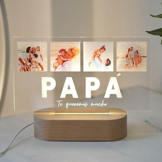 LAMPRA CON BASE IMPRESA 3D