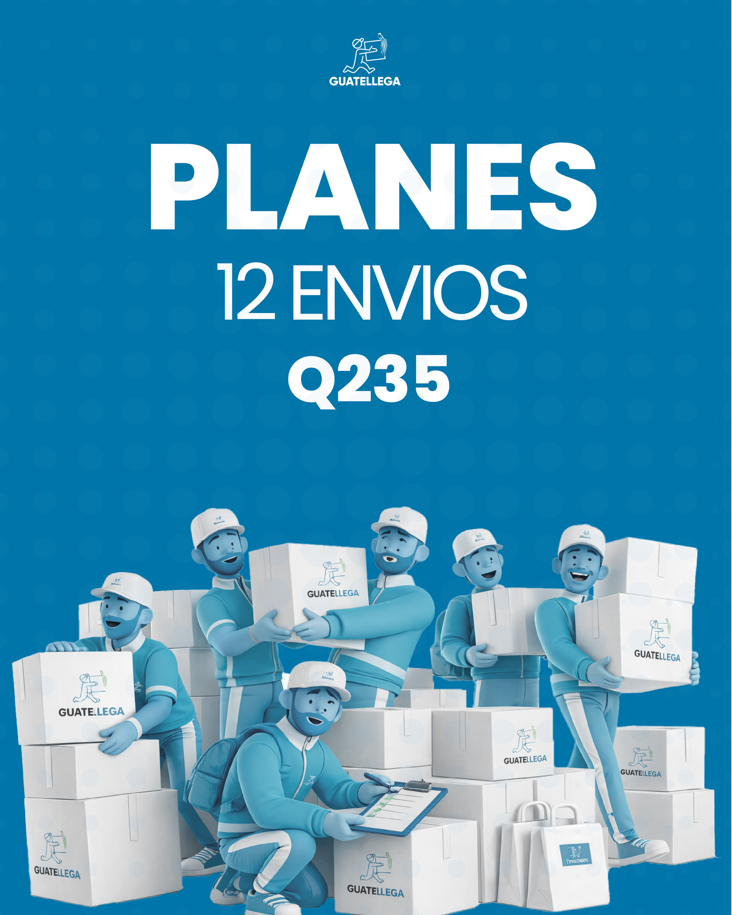 PAQUETE DE 12 ENVIOS