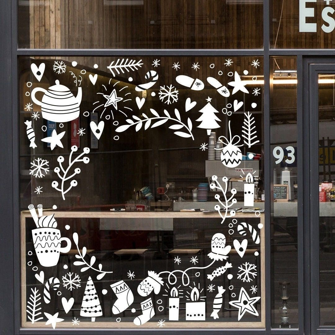 Vinil navideño decorativo