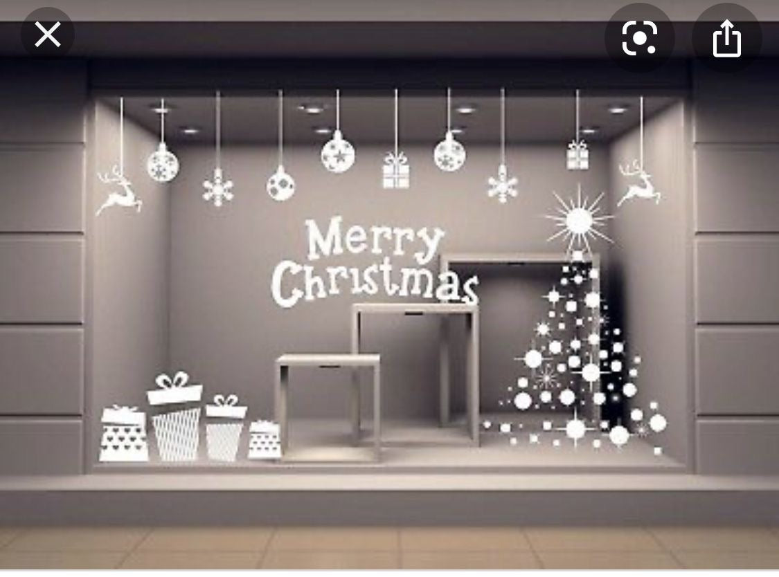 Vinil navideño decorativo