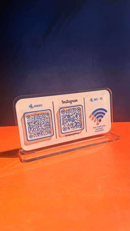 Display Horizontal Código QR