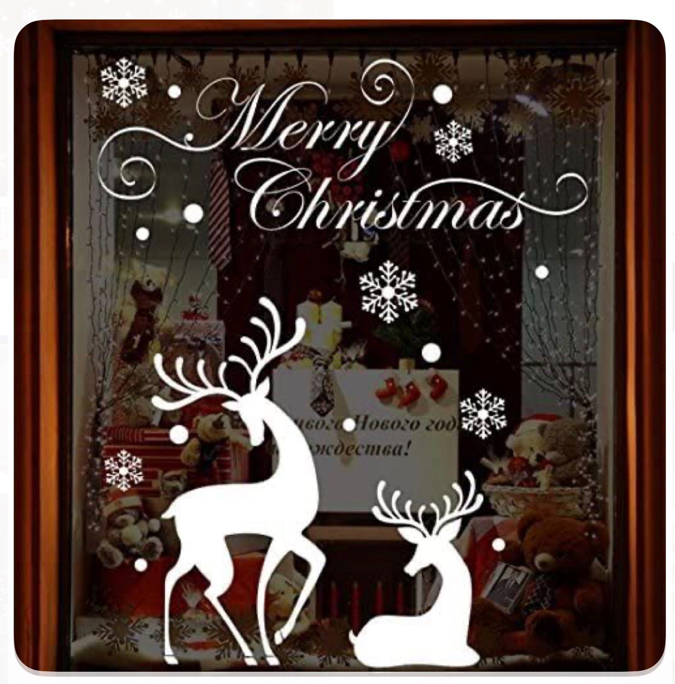 Vinil navideño decorativo