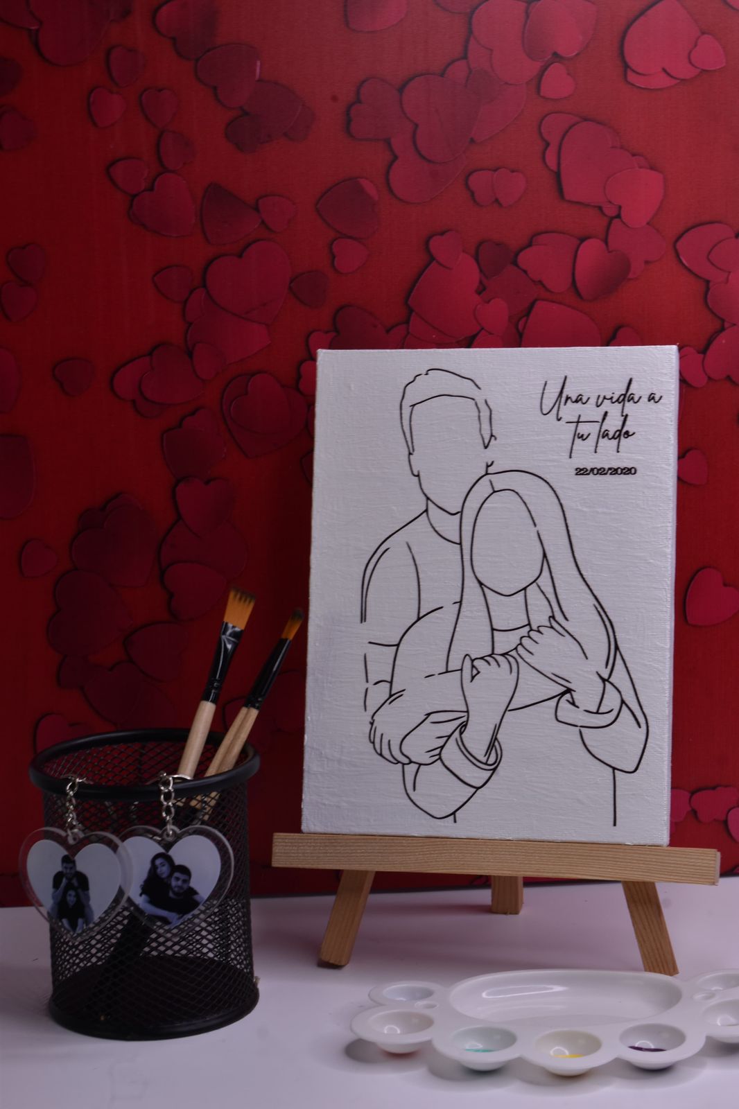 Set Llaveros + 2 lienzos