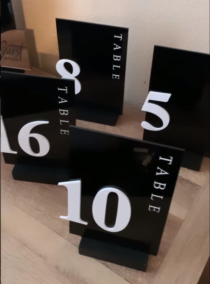 NUMEROS DE MESA PERSONALIZADOS